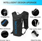 INOXTO Running Hydration Vest Backpack, Lightweight Insulated Pack - Image 2