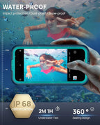 Lanhiem Magnetic for iPhone 15 Pro Max Case, IP68 Waterproof Dustproof Case - Image 2