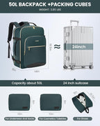 LOVEVOOK Travel Backpack for Women & Men 50L, Airline Approved Carry On - Image 5