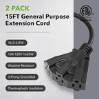 BN-Link's 2 Pack Outdoor Extension Cord Set is Ideal - Image 4