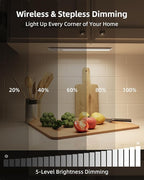 EZVALO Under Cabinet Lighting, 3500mAh Rechargeable Motion Sensor Light Indoor - Image 4