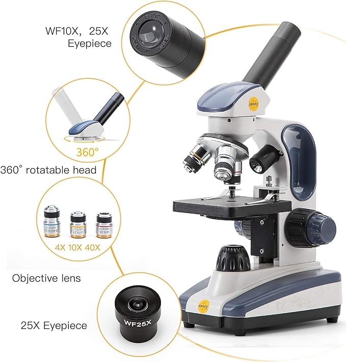 SWIFT Compound Monocular Microscope SW200DL - Image 4