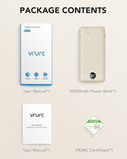 Portable Charger Built-in Cables and AC Wall Plug, USB C Power Bank 10000mAh - Image 8