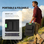 200W Portable Solar Panel for Power Station, 23.5% High Efficiency ETFE - Image 8