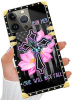 Compatible with iPhone 14 Pro Case, Praying Cross Hands Luxury Golden Decoration - Image 6