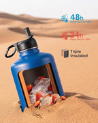 Coolflask 128 oz Gallon Water Bottle Insulated - Image 2