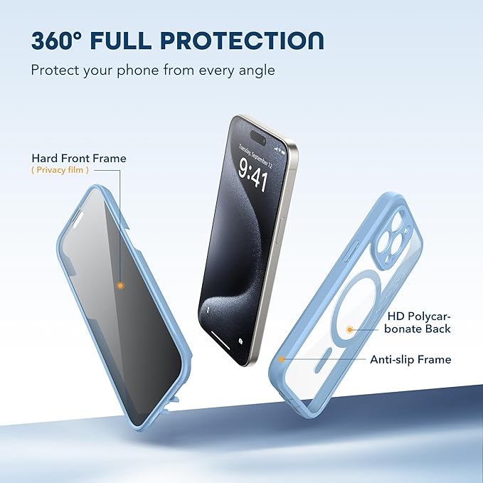 TIESZEN for iPhone 15 Pro Max Case, Compatible - Image 3