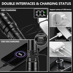 PHIXTON Rechargeable Flashlights 100000 High Lumens Long Range 3280 FT - Image 5