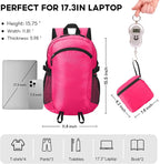 Small Hiking Backpack 15L Travel Lightweight Hiking Packable Daypack - Image 3