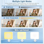 ALTSON 60 LED Portable Selfie Light Video Conference Lighting - Image 3