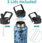 Konokyo 18 oz Insulated Water Bottle Stainless Steel Sport Bottles - Image 3