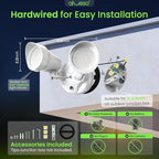 ALUSSO Dusk to Dawn Outdoor Lighting, 30W 3500LM Dusk Till Dawn Outdoor Light - Image 2