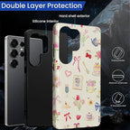 for Samsung Galaxy S25 Ultra Case, HL2 Aesthetic Bow Preppy Collage Hybrid 2 - Image 2