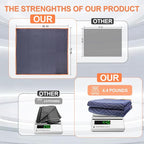 6 Moving Blankets 72x80in with 3 Elastic Rubber Band – Durable Quilted Moving - Image 3