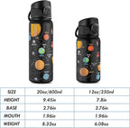 OLDLEY 12oz Kids Water Bottle, Stainless Steel Insulated Water Bottle - Image 4