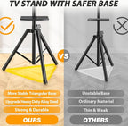 TVON TV Tripod Stand with Shelf - Image 7