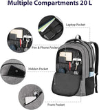 MATEIN Laptop Backpack 15.6 Inch, 20 L Personal Item Bag Airport Approved - Image 5