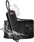 TESSAN Outdoor Power Strip Weatherproof, 50FT Extension Cord Waterproof by TESSAN