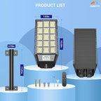 Deepn Solar Lights Outdoor Waterproof, Solar Street Lights Outdoor, 6500K LED - Image 7