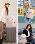 LOVEVOOK Laptop Backpack Purse for Women, Work Travel Computer Bags, College - Image 6