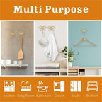 2 Pcs Gold Bow Wall Hooks - Image 5