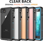 for iPhone SE 2022/SE 2020/7/8 Case Waterproof Shockproof, Full Body Protective - Image 3