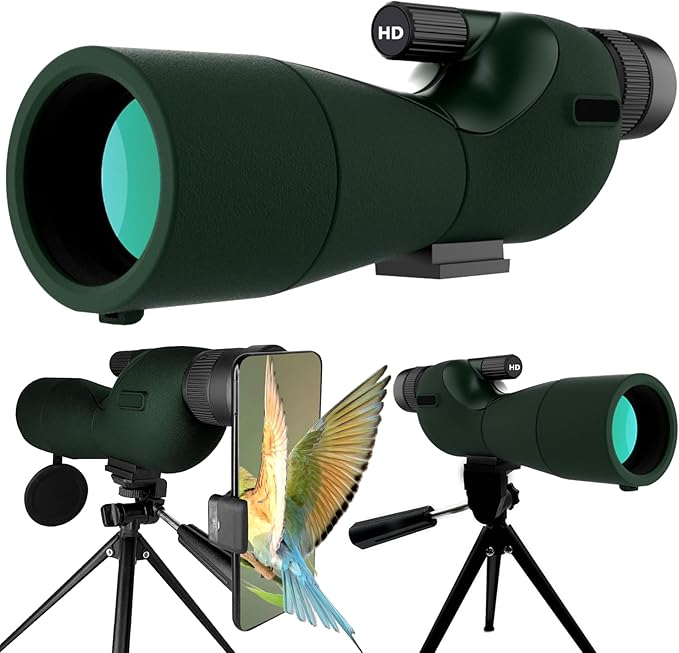 Monocular Telescope with Tripod, Bird Watching Gifts by JHdril