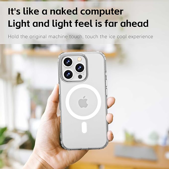 Magnetic Designed for iPhone 16 Pro Case Clear - Image 3