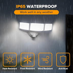 LUTEC 75W 8000 Lumen Floods Light Outdoor, Switch Controlled LED Security Lights - Image 7