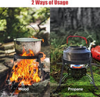 Cooking Tripod for Campfire, 9.8Inch Durable Steel Campfire Tripod for Cooking - Image 6