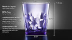SCANDINOVIA - 13oz Unbreakable Premium Drinking Glasses Set of 6 - Made in - Image 3