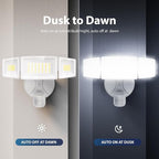 Onforu 3 Pack 75W Motion Sensor Outdoor Lights, 7000lm Dusk to Dawn Flood Light - Image 6