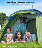 Camping Fan Rechargeable, 60H Long-Lasting Battery Powered Fan - Image 8