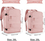 coowoz Large Travel Backpack For Women Men, Carry On Backpack Flight Approved - Image 3
