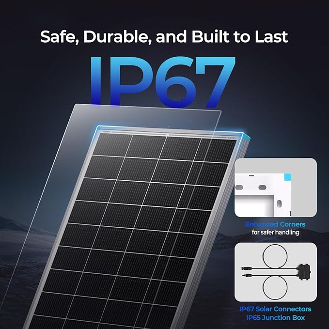 Renogy N-Type 400 Watt Solar Panel, PV Module Power Charger - Image 9