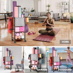 Yoga Mat Storage Rack Home Gym Equipment Workout Equipment Organizer Yoga Mat - Image 5