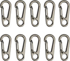 SWATOM Small Mini Carabiner Clip Tiny Spring Snap Hook Keychains Micro by SWATOM