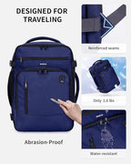 ECOHUB 17" Small Travel Backpack, United Airlines Personal Item Bag 17x10x9 - Image 6