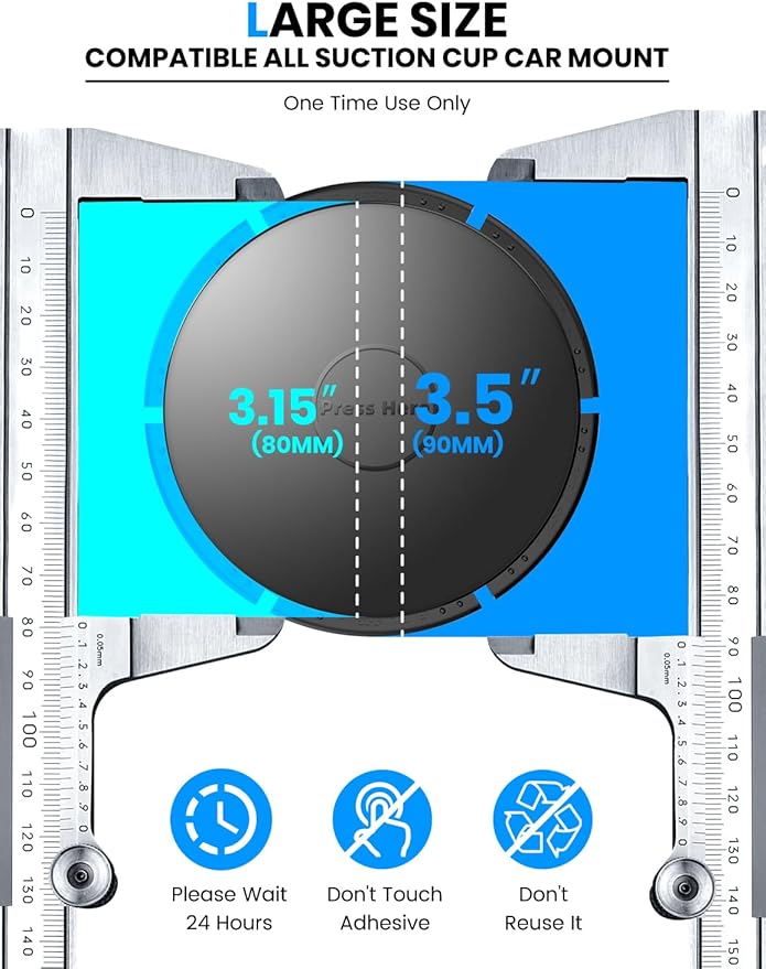 eSamcore Dashboard Pad Mounting Disk - Image 5