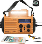 NOAA Weather Radio AM/FM/Shortwave, 5 Way Powered Emergency Radio by Mesqool