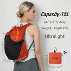 Ultra Lightweight Foldable Backpack, Water Resistant Small Packable Hiking - Image 2