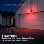 TANBABY 12000mAh Wireless Motion Sensor Outdoor Lights, Rechargeable Battery - Image 4