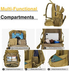 CVLIFE Hydration Backpack with 3L TPU Tactical Water Bladder, 22L Hiking - Image 5