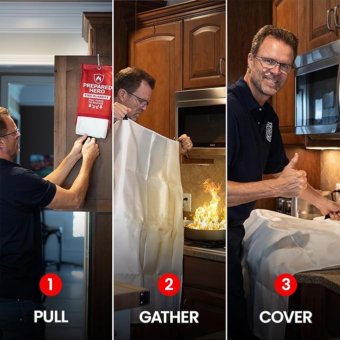 Hero Extra Large Emergency Fire Suppression Blanket - Image 5