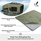 STOVER 5/10/25/30/40/55L Waterproof Dry Bag- Roll-Top Backpack w/Phone Case- - Image 2
