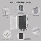 Namunanee Outdoor Electrical Junction Box, ABS Water Resistant Enclosure - Image 5