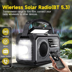 59200mWh Emergency Radio - 16000mAh Portable Solar Hand Crank NOAA/AM/FM - Image 4