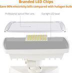 UME 2-Pack 19W Dusk to Dawn LED Security Light Outdoor, 2 Adjustable Head - Image 4
