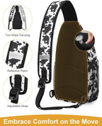 Pritent Crossbody Bags for Women Man Waterproof Sling Bag Backpack Trendy - Image 4