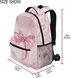 Wamika Pink Bow Girls Backpack Cowgirl Boots School Backpack Boy Kid Preschool - Image 2